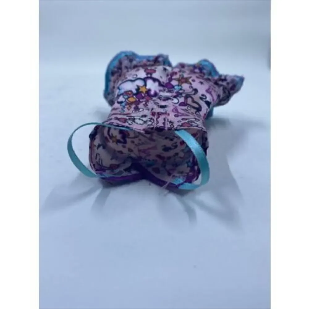2011 Sister Slumber Party Barbie Doll Blue Pink Dress Nightie Fits SF Only